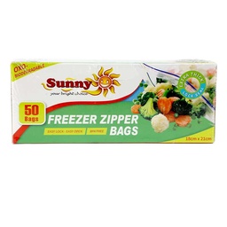 [0100024685] FREEZER ZIPPER BAGS 18X21 CM 50S