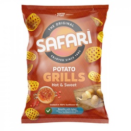 [0100009325] SAFARI POTATO GRILLS HOT &amp; SWT 60GM