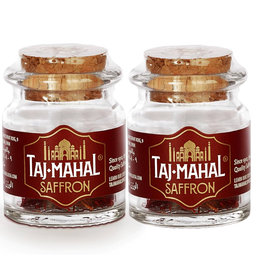 [0100006118] TAJ MAHAL SAFFRON JAR 1GM x 2