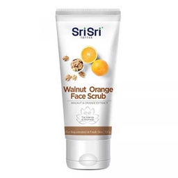 [0100006926] SRI SRI WALNUT ORANGE FACE SCRUB 100 GM
