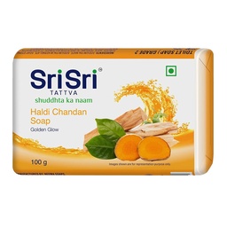[0100025494] SRI SRI HALDI CHANDAN SOAP 100GM