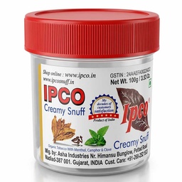 [0100006290] IPCO CREAMY SNUFF 100GM