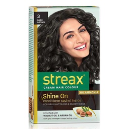 [0100006781] STREAX CREAM HAIR COLOR DARK BROWN 3