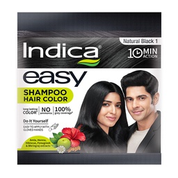 [0100010142] INDICA HAIR COLOR SHMP NTRL BLK 18ML
