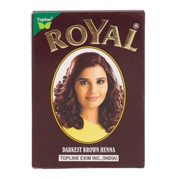 [0100026887] ROYAL DARK BROWN HENNA 60GM