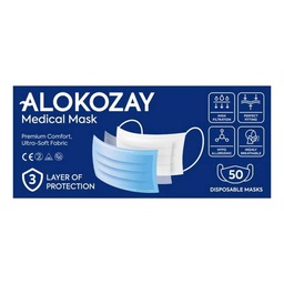 [0100002703] ALOKOZAY FACE MASK 3 PLY X 50 PCS