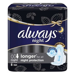 [0100007110] ALWAYS BLK NIGHT W/WINGS 8s