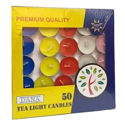 [0100001575] TEA LIGHT CANDLE 50PCS