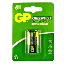 [0100026960] GP GREENCELL EXTRA HEAVY DUTY 6F22 9V