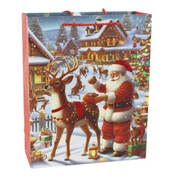 [0100026861] XMAS GIFT BAG 26X10X32CM FZ037