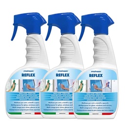 [0100019988] REFLEX GLASS CLEANER 750X3