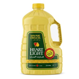 [0100019516] HEART LIGHT CANOLA OIL 2.5L@10%OFF