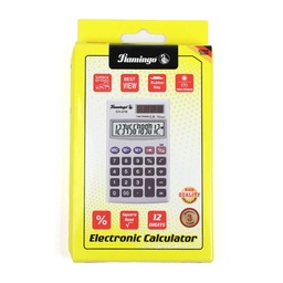 [0100026682] FLAMINGO CALCULATOR FCHO21612 GR