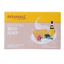 [0100020377] PATANJALI EXFOLIATING MUD SOAP 125 GM
