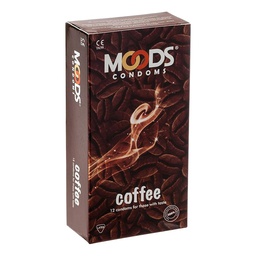[0100012369] MOODS COFFEE CONDOMS  12S