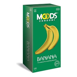 [0100012371] MOODS BANANA CONDOMS 12S