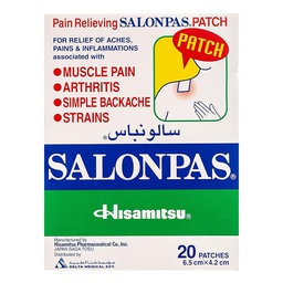 [0100013400] SALONPAS PAIN RELIE PATCH 20PA