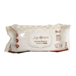 [0100023974] ROYAL ANTIBACTERIAL WET WIPES 80SHT