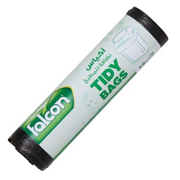 [0100020884] FALCON TIDY BAGS BLACK 80X70CM 15 PCS