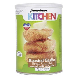 [0100008545] AMERICAN KITCHEN BREAD CRUMBS GARLIC 425GM