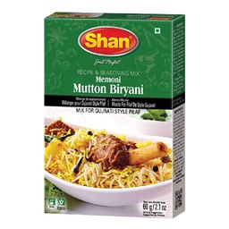 [0100024755] SHAN MEMONI MUTTON BIRYANI MASALA  60GM