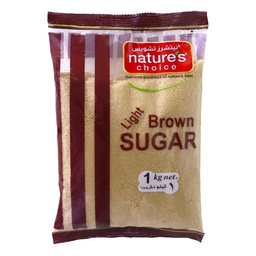 [0100019603] NATURES CHOICE LIGHT BROWN SUGAR (RAW)1KG