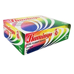 [0100025125] FLAMINGO RUBBER BANDS SIZE 16 25GM