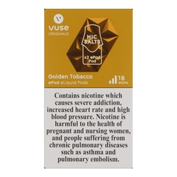 [0100011704] VUSE ORIGINALS GOLDEN TOBACCO 18MG/ML