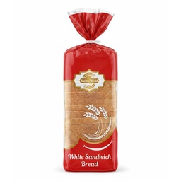 [0100018638] BAKERS WORLD WHITE SANDWICH BREAD 500GM