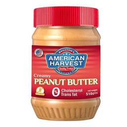 [0100005460] AMERICAN HARVEST PEANUT BUTTER 510GM