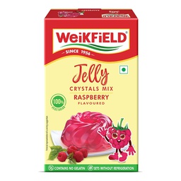 [0100005121] WEIKFIELD JELLY CRYSTALS RASPBERRY 90GM