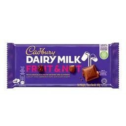 [0100024282] CADBURY FRUIT&amp;NUT 160GM