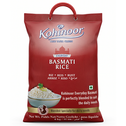 [0100026137] KOHINOOR EVERYDAY BASMATI RICE 5KG