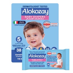 [0100017986] ALOKOZAY PRM BABY DIAPER SIZE5 38s