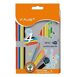[0100018977] WE FISH COLOR PENCILS 12+4