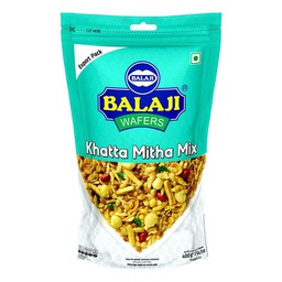 [0100018088] BALAJI WAFERS KHATTA MITHA MIX 400GM