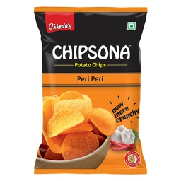 [0100022132] CHHEDAS CHIPSONA  POTATO CHIPS PERI PERI 90GM