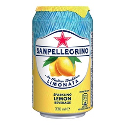 [0100010160] SAN PLLGRNO  SPKLG WTR LIMONATA 330ML