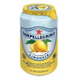 [0100010160] SAN PLLGRNO  SPKLG WTR LIMONATA 330ML