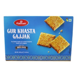 [0100010922] HALDIRAMS GUR KHASTA GAJJAK 400GM