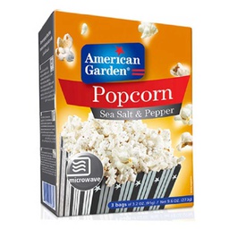 [0100022405] AMERICAN GARDEN POP CORN SEA SALT &amp; PEPPER 273G