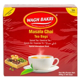 [0100000920] WAGH BAKRI MASALA TEA BAGS 200GM