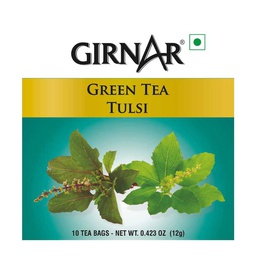 [0100002009] GIRNAR GREEN TEA WITH TULSI 12GM