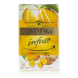 [0100009219] TWININGS INFUSO LEMON + GINGER 20TBAGS