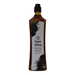 [0100006862] ORGANIC DELICACY C P SESAME OIL 1LTR