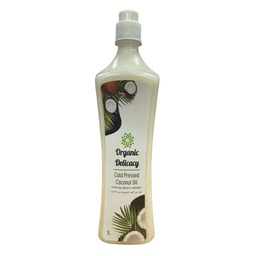 [0100006863] ORGANIC DELICACY COLD PRESSED COCONUT OIL 1LITR