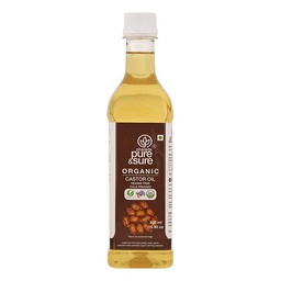 [0100002801] PURE &amp; SURE  ORGANIC CASTER OIL 500ML