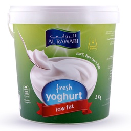 [0100003515] AL RAWABI LOW FAT YOGHURT 2 KG