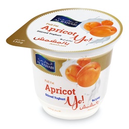 [0100003524] AL RAWABI SINGLE POT YOGHURT  APRICOT 130GM