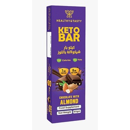 [0100026314] H&amp;T KETO BAR CHOC WITH  ALMOND 60GM